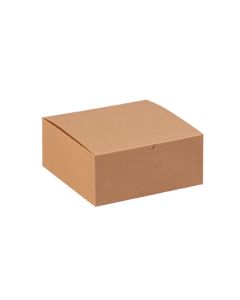 8" x 8" x 3 1/2"  Kraft Gift  Boxes